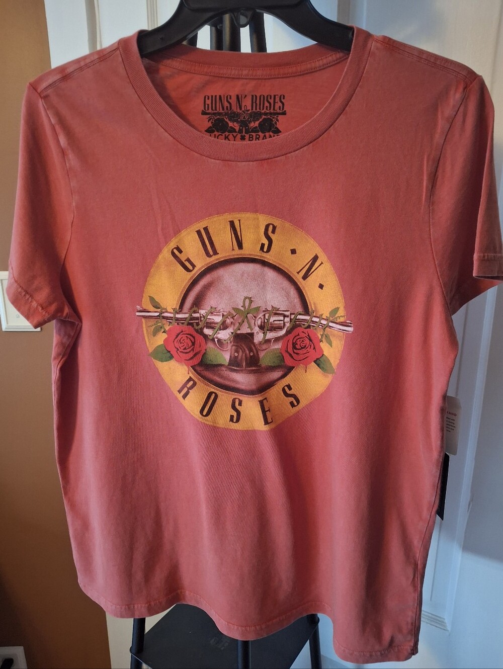 Lucky Brand Coral Guns N' Roses Graphic Tee